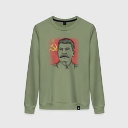 Женский свитшот Сталин с флагом СССР