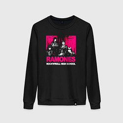 Женский свитшот Ramones rocknroll high school