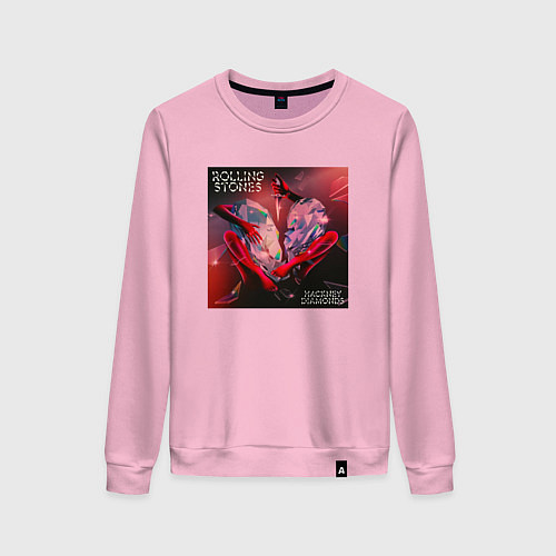 Женский свитшот Hackney Diamonds - The Rolling Stones / Светло-розовый – фото 1
