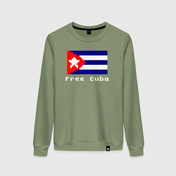 Женский свитшот Free Cuba