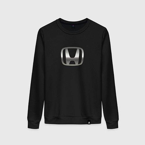 Женский свитшот Honda logo auto grey / Черный – фото 1