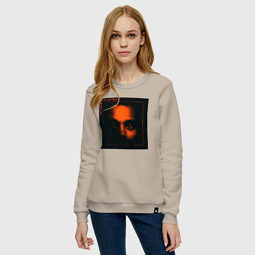 Женский свитшот My dear melancholy lego / Миндальный – фото 3