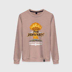 Женский свитшот Helldivers: For Democracy