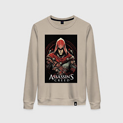 Женский свитшот Assassins creed профиль игрока
