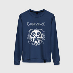 Женский свитшот Evanescence rock panda