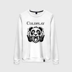 Женский свитшот Coldplay - rock panda