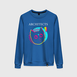 Женский свитшот Architects rock star cat