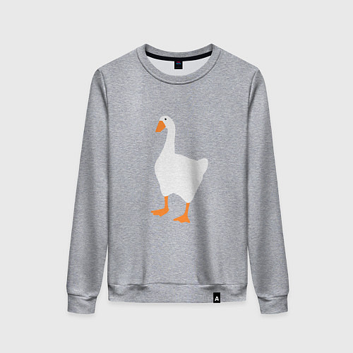 Женский свитшот Untitled goose game honk / Меланж – фото 1