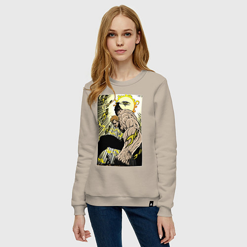 Женский свитшот Семь смертных грехов Эсканор / Миндальный – фото 3