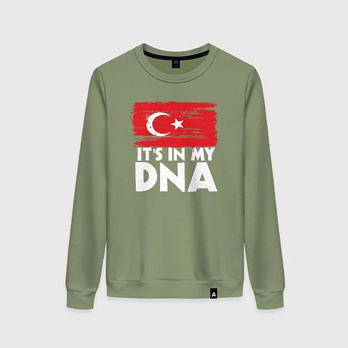 Женский свитшот Турция в ДНК / Авокадо – фото 1