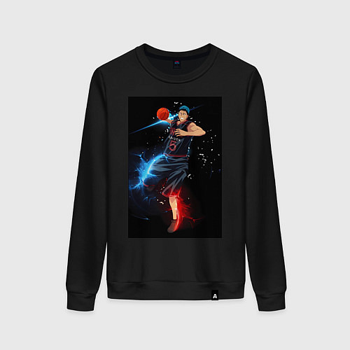 Женский свитшот Баскетбол Куроко Дайки Аоминэ / Черный – фото 1
