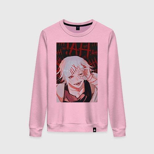 Женский свитшот Джузо Сузуя следователь / Светло-розовый – фото 1