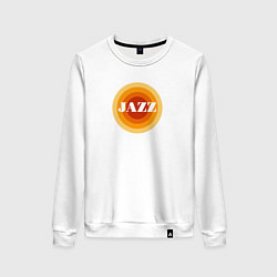 Женский свитшот Джаз ретро в желтом