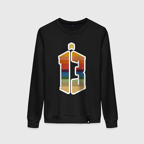 Женский свитшот Tardis 13 / Черный – фото 1