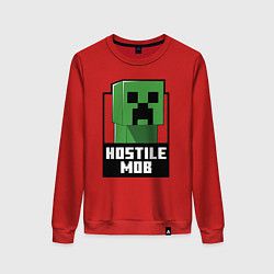 Женский свитшот Minecraft hostile mob