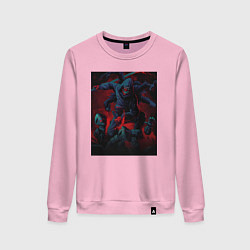 Свитшот хлопковый женский Ниндзя Камуи Джо Логан, цвет: светло-розовый