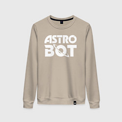 Женский свитшот Astro bot logo