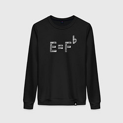 Женский свитшот Теория относительности музыкантов