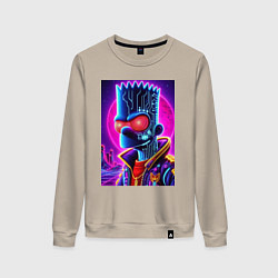 Женский свитшот Cool Bart Simpson - neon glow