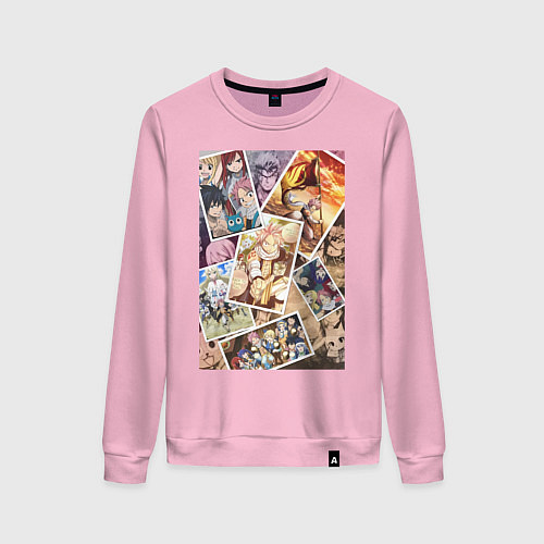 Женский свитшот Хвост Феи Венди Марвелл / Светло-розовый – фото 1