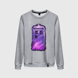 Женский свитшот Violet tardis