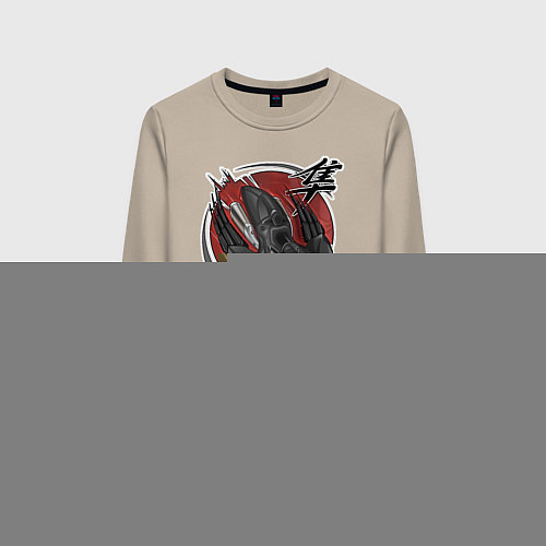 Женский свитшот Suzuki hayabusa / Миндальный – фото 1