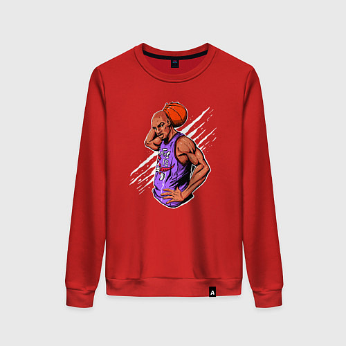 Женский свитшот Vince Carter dunker / Красный – фото 1