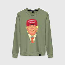 Женский свитшот Trump - America