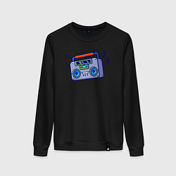 Женский свитшот Музыкальный бумбокс