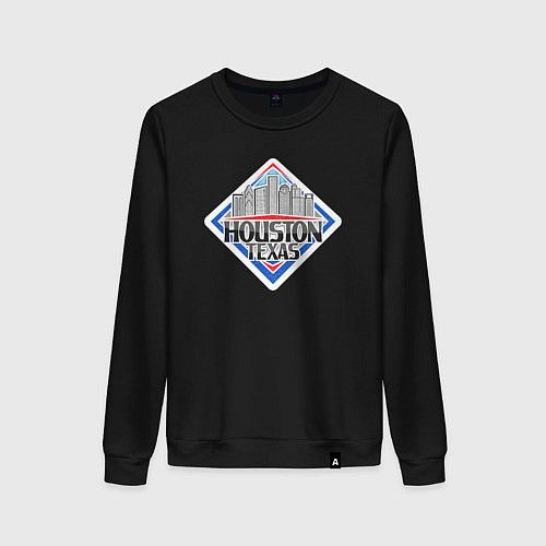 Женский свитшот Хьюстон Техас / Черный – фото 1