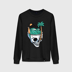 Женский свитшот Skull and summer