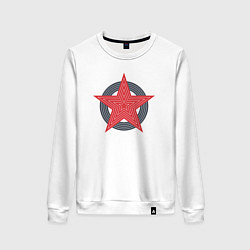 Женский свитшот Red star symbol