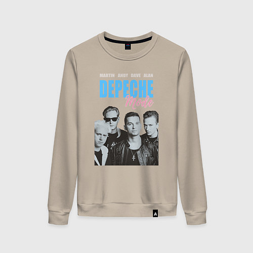 Женский свитшот Depeche Mode Vintage / Миндальный – фото 1