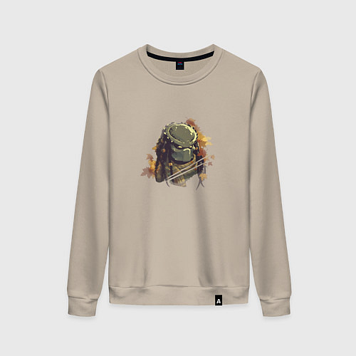 Женский свитшот Осенний хищник / Миндальный – фото 1