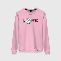 Женский свитшот Love volley
