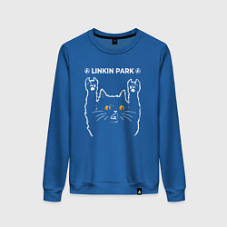Женский свитшот Linkin Park 2024 rock cat