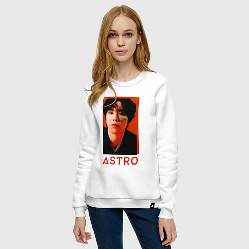 Женский свитшот Astro Роки / Белый – фото 3