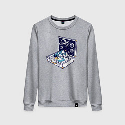 Женский свитшот Мир в чемодане