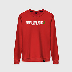 Женский свитшот Metal gear solid 3 Snake eater logo