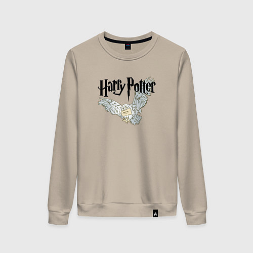 Женский свитшот Сова Гарри Поттера - Букля / Миндальный – фото 1