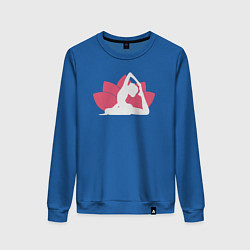 Женский свитшот Йога лотос