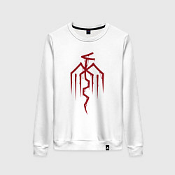 Свитшот хлопковый женский Symbol of the City of Chains - Dragon Age, цвет: белый