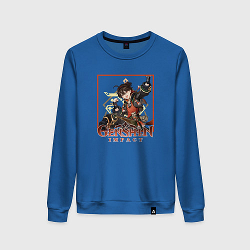 Женский свитшот Ка Мин / Синий – фото 1