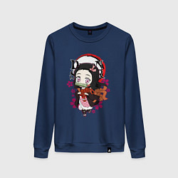 Женский свитшот Клинок рассекающий демонов Незуко каваи