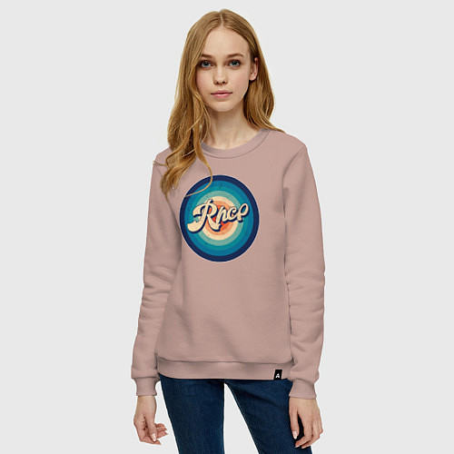 Женский свитшот RHCP music / Пыльно-розовый – фото 3