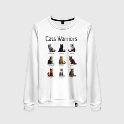 Женский свитшот Коты воители