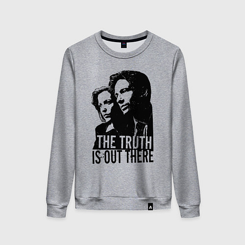 Женский свитшот Fox and Dana / Меланж – фото 1