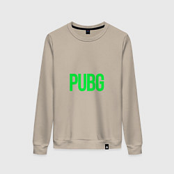 Женский свитшот Надпись PUBG