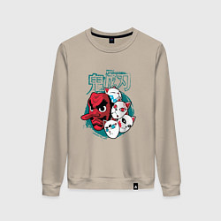 Женский свитшот Клинок рассекающий демонов Урокодаки