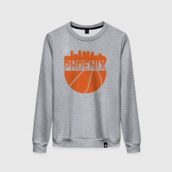 Свитшот хлопковый женский Phoenix basketball, цвет: меланж